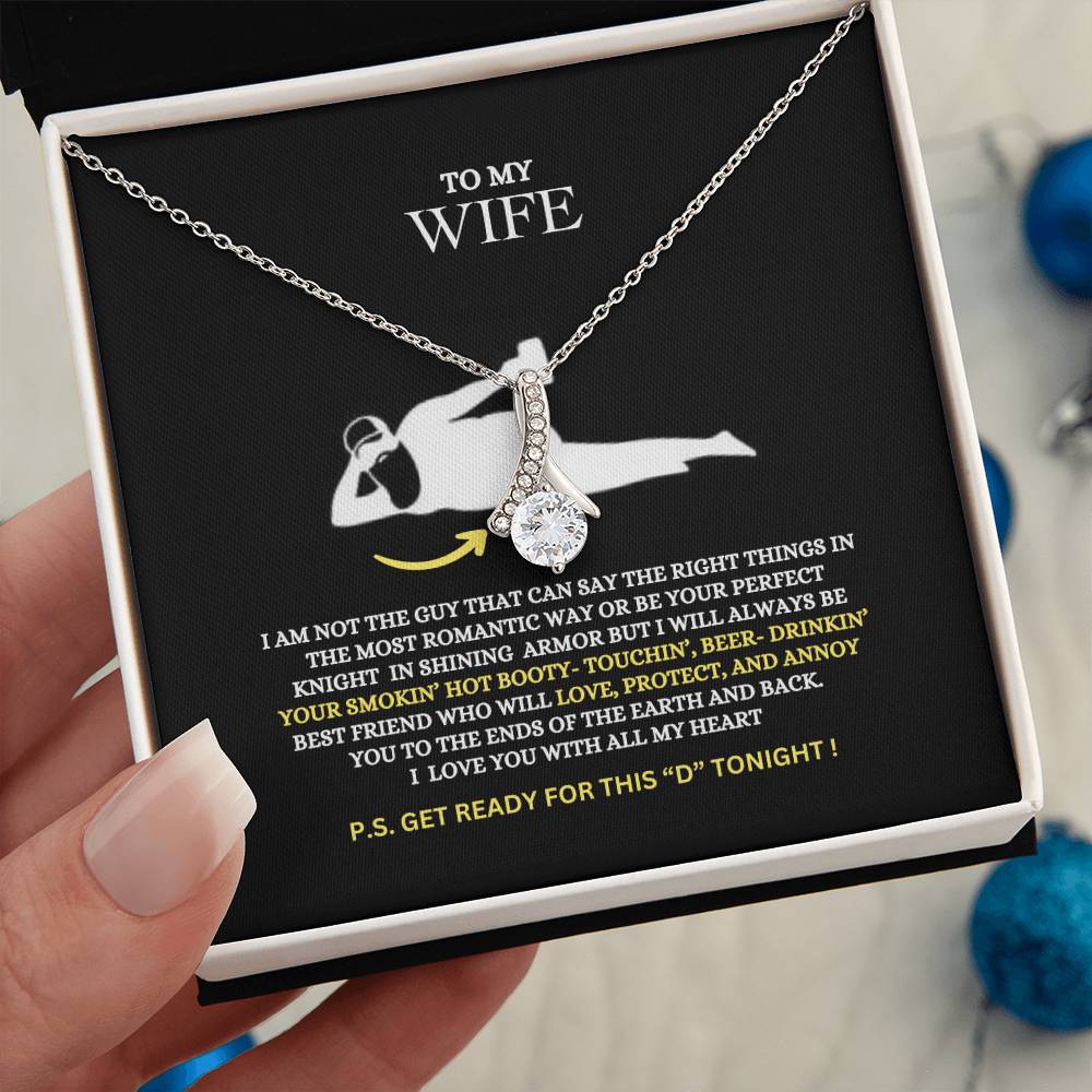 TO MY WIFE/A GIFT FOR SOMEONE SPECIAL/ALLURING BEAUTY NECKLACE